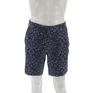 Greyson Mens Blue Marine Life Animal Print Polyamide Shorts Size 32